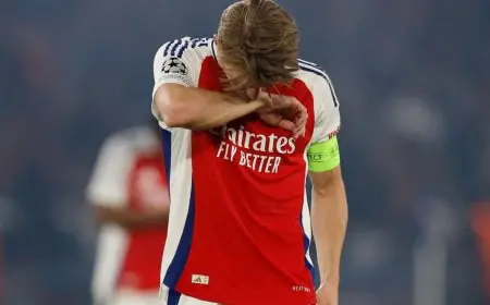 قائد أرسنال يُرسل رسالة مؤثرة لجماهير الفريق بعد موسم مخيب للآمال