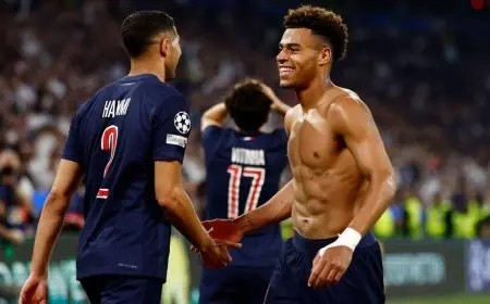 “باريس سان جيرمان يسحق إنتر في نهائي مثير ويتوج بلقب بطل أوروبا لأول مرة في تاريخه”