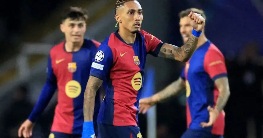 6 أهداف في مباراة مثيرة بين برشلونة وإنتر في دوري أبطال أوروبا