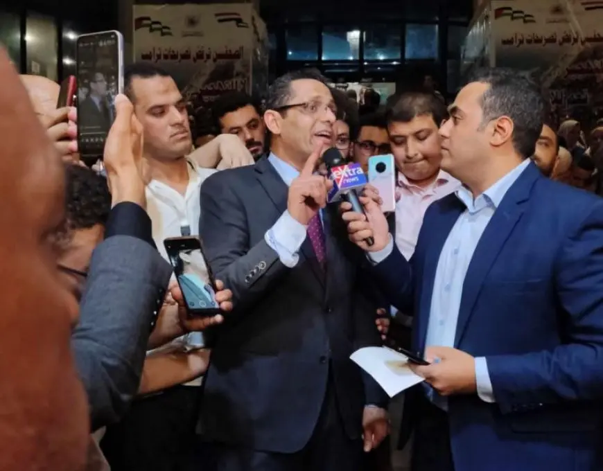خالد البلشي بعد إعادة انتخابه نقيبًا للصحفيين: أولوياتنا تعزيز الصحافة الحرة وتقديم خدمات بكرامة دون أي تنازلات.