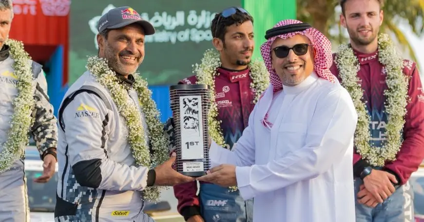 العطية يحصد لقب رالي السعودية والراشد يحتل المركز الثالث