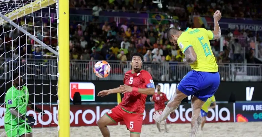 البرازيل تسحق عُمان بـ11 هدفاً في بطولة كأس العالم للكرة الشاطئية