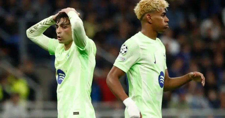 بيدري ينتقد حكم مباراة برشلونة وإنتر ميلان ويبعث برسالة إلى “يويفا”