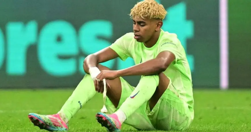رسالة مطمئنة من يامال إلى جماهير برشلونة بعد الخروج من دوري أبطال أوروبا