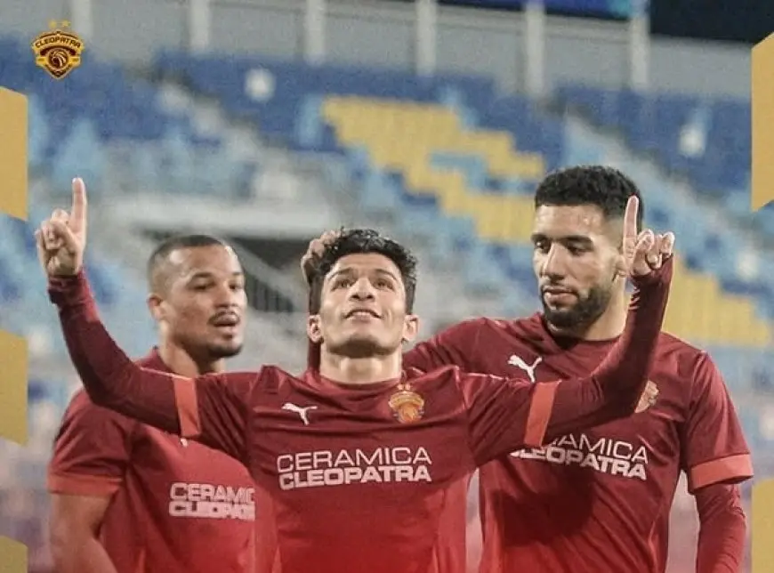 صورة مذهلة: سيراميكا كليوباترا تسجل هدف التعادل ضد الزمالك!