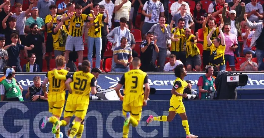 دورتموند يحقق انتصاراً على ليفركوزن ويعكر صفو وداع تشابي ألونسو