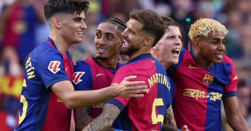 كم نقطة يحتاجها برشلونة للفوز بلقب الدوري الإسباني؟