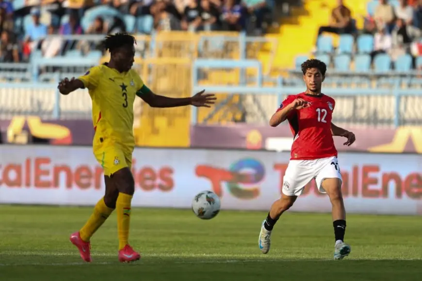 شاهد كيف قلب المنتخب المصري المباراة ضد غانا بضربات الجزاء في أمم أفريقيا للشباب!