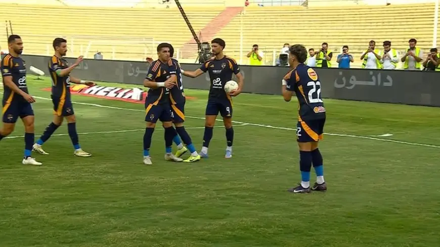 بالصور: هدف بن شرقي يقود الأهلي للتقدم على سيراميكا كليوباترا في الشوط الأول!