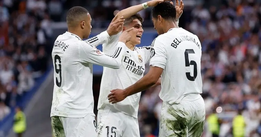 مبابي ومودريتش يتألقان في التشكيلة الأساسية لريال مدريد ضد مايوركا