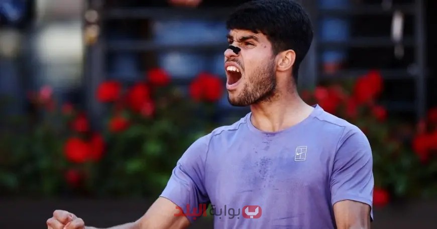 ألكاراز يبلغ نهائي بطولة إيطاليا المفتوحة للتنس للمرة الأولى