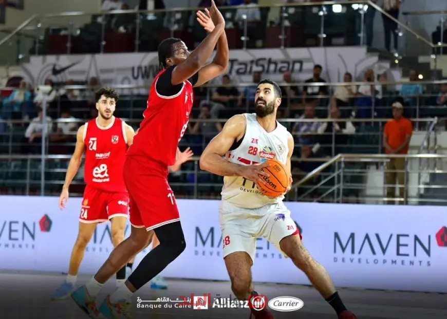 الأهلي يفوز بمباراة نارية ضد الزمالك في نصف نهائي دوري سوبر السلة