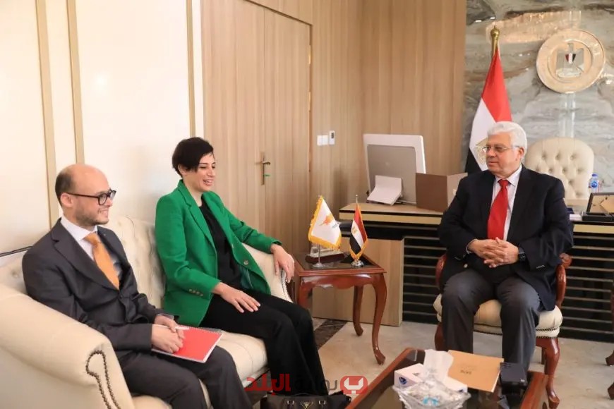 وزير التعليم العالي يبحث عن فرص جديدة للتعاون مع سفيرة قبرص!