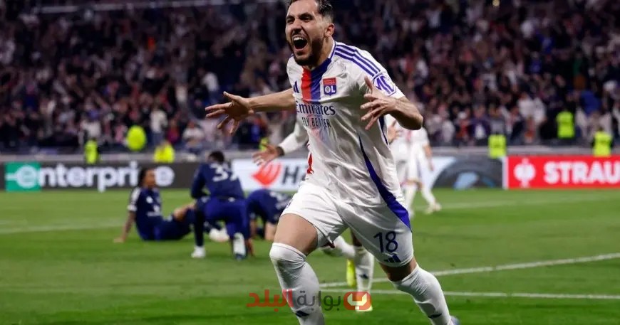 شرقي نجم ليون يحصد جائزة أفضل لاعب شاب في الدوري الأوروبي