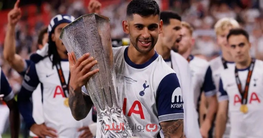 روميرو، مدافع توتنهام، يُتوج بجائزة أفضل لاعب في الدوري الأوروبي