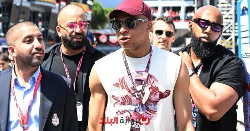 مبابي يتألق في موناكو أثناء سباق فورمولا 1