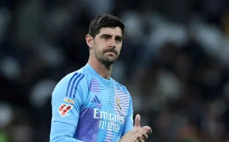 إصابة تيبو كورتوا تنضم إلى قائمة عدوى الإصابات في ريال مدريد