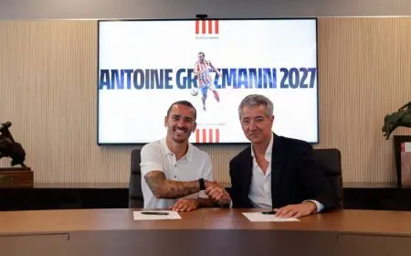 رسمياً: غريزمان يمدد عقده مع أتلتيكو مدريد حتى عام 2027!