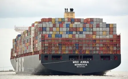 ميناء الإسكندرية يستقبل أكبر سفينة حاويات في تاريخه تحمل أكثر من 188 ألف طن!