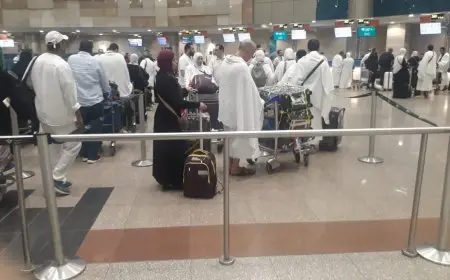 “وزارة السياحة تعلن: وصول 40672 حاجًا مصريًا إلى السعودية في موسم الحج”