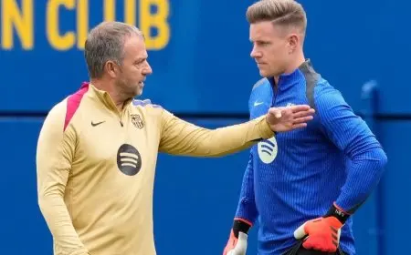 الهلال السعودي يتصدر قائمة الأندية المهتمة بالتعاقد مع حارس برشلونة تير شتيغن