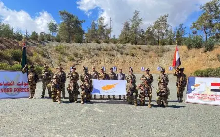 مصر وقبرص تجريان التدريب المشترك “طليموس 2025” لتعزيز التعاون العسكري والأمني