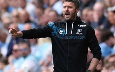 ميدلسبره الإنجليزي يعلن رسميًا عن إنهاء عقد المدرب كاريك!