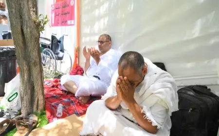 في مخيمات حجاج الجمعيات الأهلية: تلبية ودعاء يملأ الأجواء بروح العبادة والسكينة