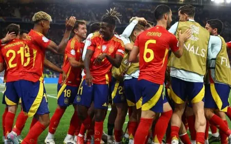 إسبانيا تطيح بفرنسا وتضمن تأهلها لنهائي دوري الأمم الأوروبية باحترافية مذهلة