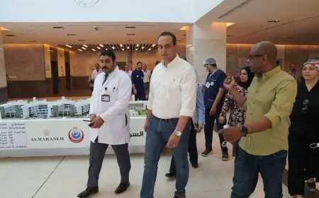 رئيس هيئة الرعاية الصحية يقوم بجولات تفقدية مستمرة لمتابعة تقدم سير العمل والارتقاء بالخدمات الصحية