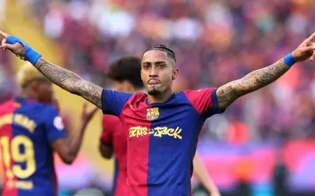 رافينيا يُتوّج بلقب أفضل لاعب في الدوري الإسباني 2024-25 مع برشلونة!