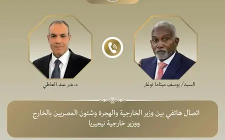 عبد العاطي يناقش مع نظيره النيجيري تعزيز التنسيق داخل الاتحاد الأفريقي