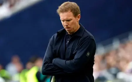 ناغلسمان: غياب العنصر الأهم في كرة القدم كلفنا الفوز أمام فرنسا