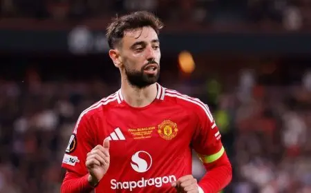 “البرتغالي برونو فيرنانديز يحقق إنجازًا تاريخيًا بـ 22 ألف دقيقة لعب منذ عام 2020”