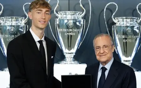 هويسن يختار رقم قميصه الجديد ويستمع لنصائح رئيس ريال مدريد!