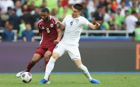 “قطر تتعرض لهزيمة قاسية أمام أوزبكستان في تصفيات كأس العالم”