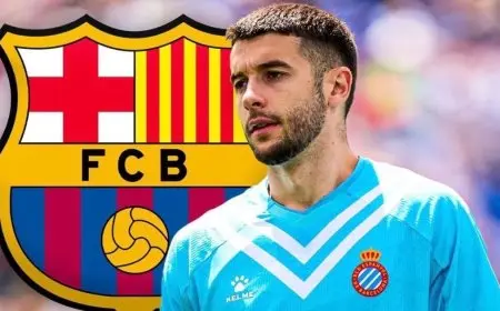 برشلونة يُسجل جوان غارسيا رسمياً ويقدم أوراقه إلى رابطة الليغا