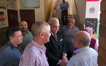 تفقد مدير المديرية أعمال تصحيح نتيجة إعدادية القليوبية: كل التفاصيل هنا!