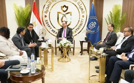 رئيس قطاع الرعاية الصحية يستعرض فرص التعاون وتبادل الخبرات مع قيادات شركة روش