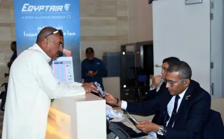 مصر للطيران تعلن عن 20 رحلة جوية غدًا لعودة الحجاج إلى بلادهم