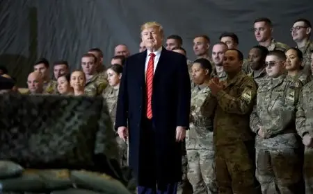 استعراض عسكري مهيب في شوارع واشنطن احتفالًا بعيد ميلاد ترامب اليوم!