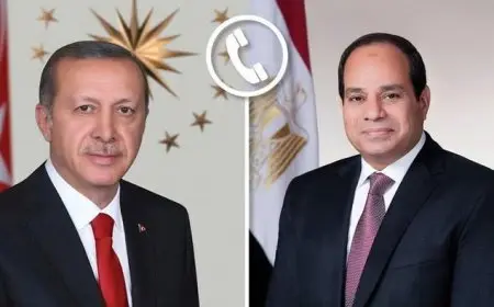 “الرئيس السيسي ونظيره التركي يدعوان بشكل عاجل لوقف الأعمال العسكرية في المنطقة”
