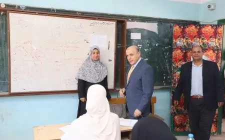 محافظ كفر الشيخ يتابع امتحانات الثانوية العامة بهدوء وانضباط: تفاصيل حصرية عن سير الامتحانات