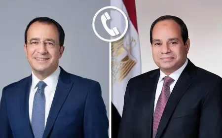 الرئيس السيسي يُعبر عن رفض مصر القاطع لتصعيد النزاع في المنطقة خلال لقائه بنظيره القبرصي