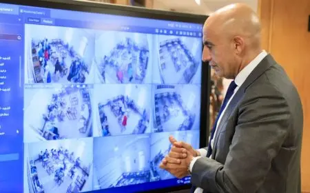 وزير التربية والتعليم يتابع امتحانات الثانوية العامة يومياً من غرفة العمليات المركزية باستخدام كاميرات المراقبة لضمان سير العملية التعليمية بسلاسة