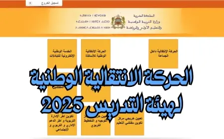 تسجيل الحركة الانتقالية 2025 – 2026 في المغرب: الخطوات، الشروط، والفئات ذات الأولوية عبر بوابة men.gov.ma