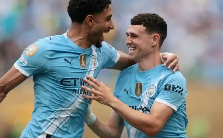 فودين يتألق ويقود مانشستر سيتي للفوز 2-0 على الوداد الرياضي في مباراة مثيرة