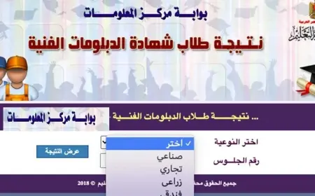 اكتشف الآن.. نتيجة الدبلومات الفنية 2025 عبر بوابة التعليم الفني