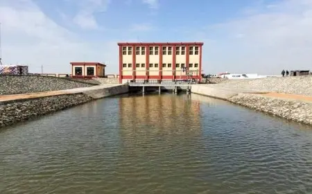 وزير الري يواصل متابعة استلام محطة جنوب بورسعيد الجديدة لتحسين شبكة الصرف الزراعي على مساحة 46 ألف فدان