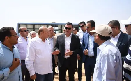 وزير الإسكان يزور مشروع الإسكان الأخضر ويكشف عن تطوير شبكة الصرف الصناعي للمستقبل